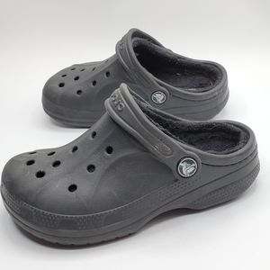 CROCS lined slipon clogs size 12/ 13